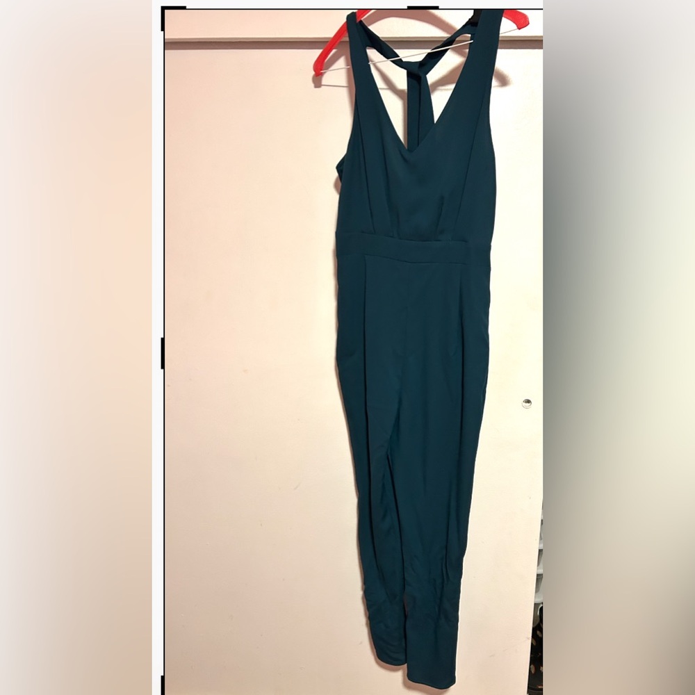 Forever 21 Deep Teal Jumpsuit Y2K